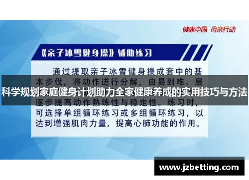 科学规划家庭健身计划助力全家健康养成的实用技巧与方法